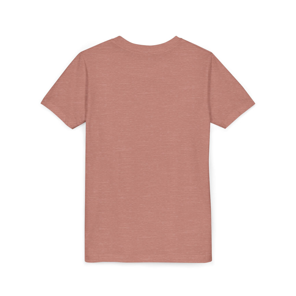 Youth Tee — "Punch Love" Monkey Hugging Pink Teddy Cute Kids Valentine Shirt