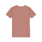 Youth Tee — "Punch Love" Monkey Hugging Pink Teddy Cute Kids Valentine Shirt