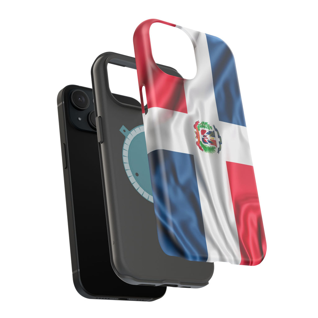Dominican Republic Flag Magnetic Impact Resistant Phone Case