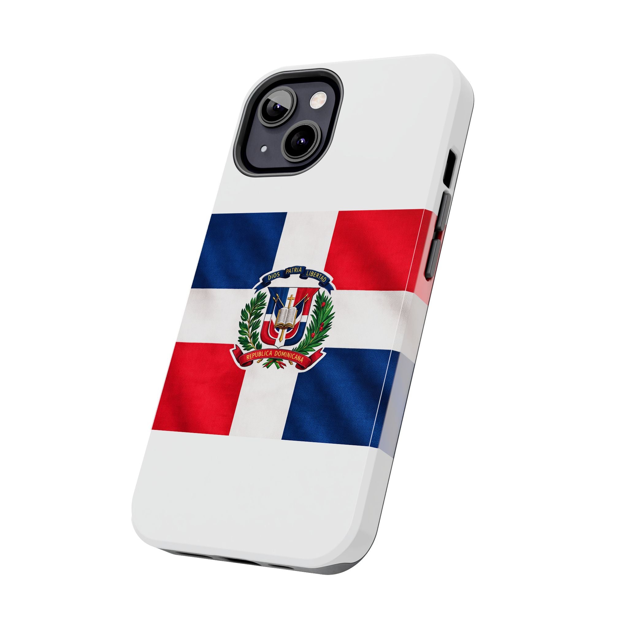 Dominican Flag Tough Phone Case Protective Patriotic Phone Cover