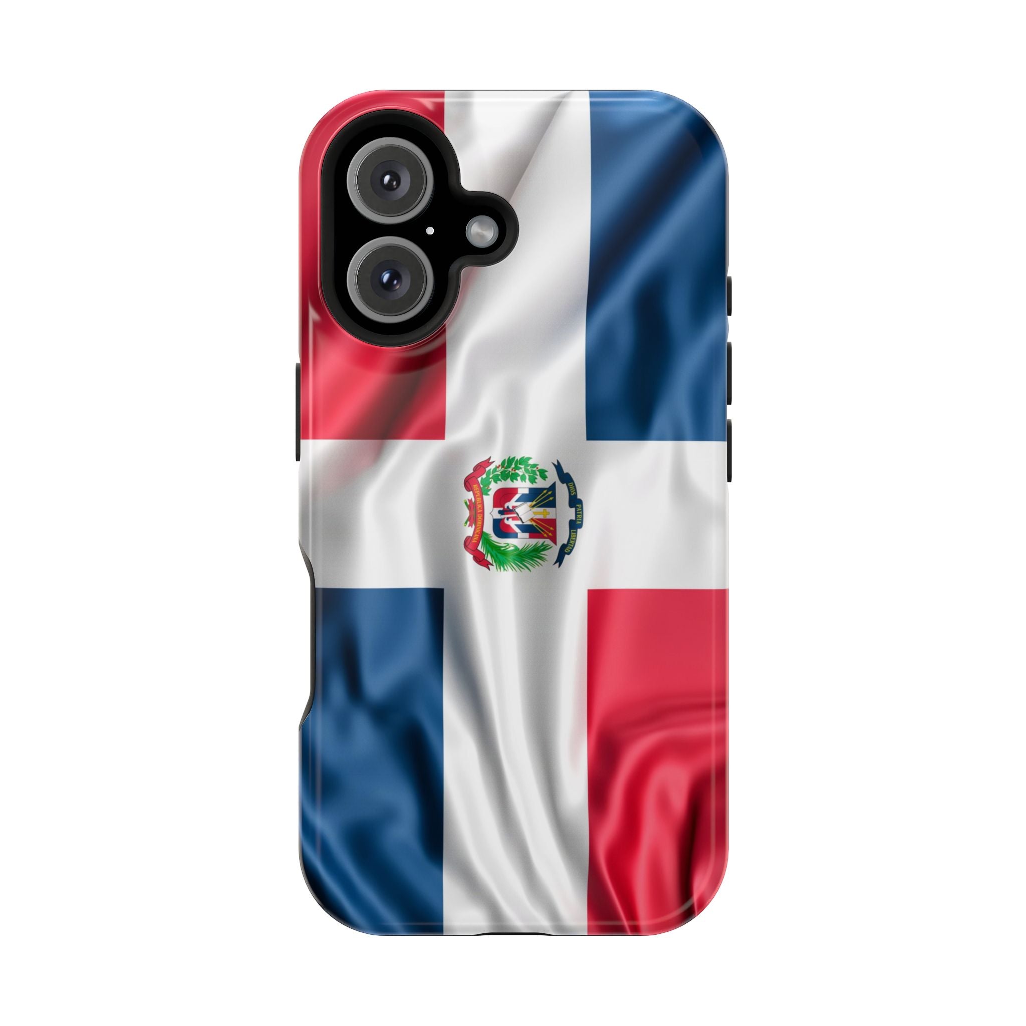 Dominican Republic Flag Magnetic Impact Resistant Phone Case