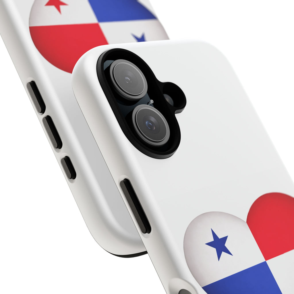 Panama Flag Heart Phone Case Patriotic Panama iPhone Case