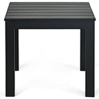 Wooden Square Patio Coffee Bistro Table