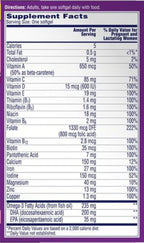 One A Day Women’s Prenatal 1 Multivitamin with DHA and Folic Acid, 60 Count – Support for Mom and Baby Before, During, and After Pregnancy – 60 Softgels