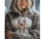 Retro Style Casual Womens Pullover Hoodie