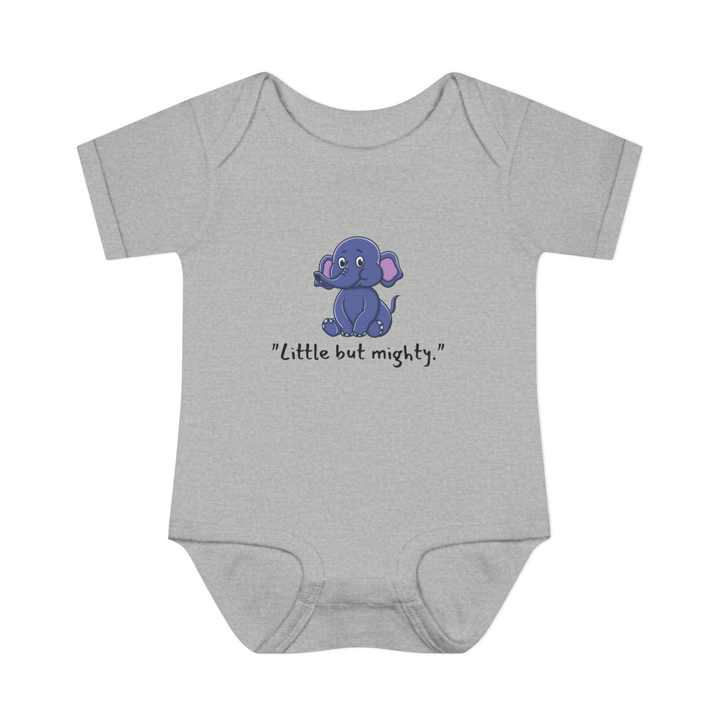 Baby Bodysuit - Little But Mighty Elephant