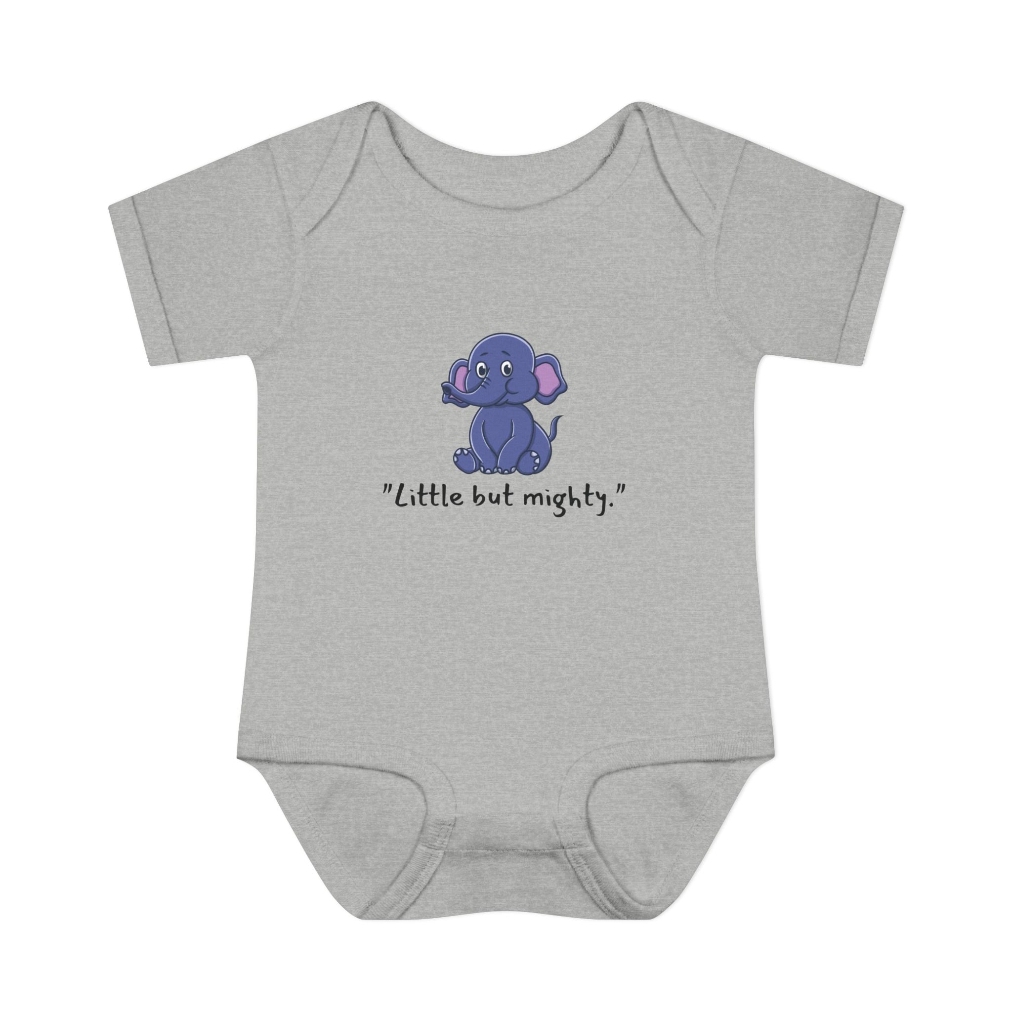 Baby Bodysuit - Little But Mighty Elephant
