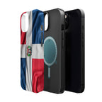 Dominican Republic Flag Magnetic Impact Resistant Phone Case