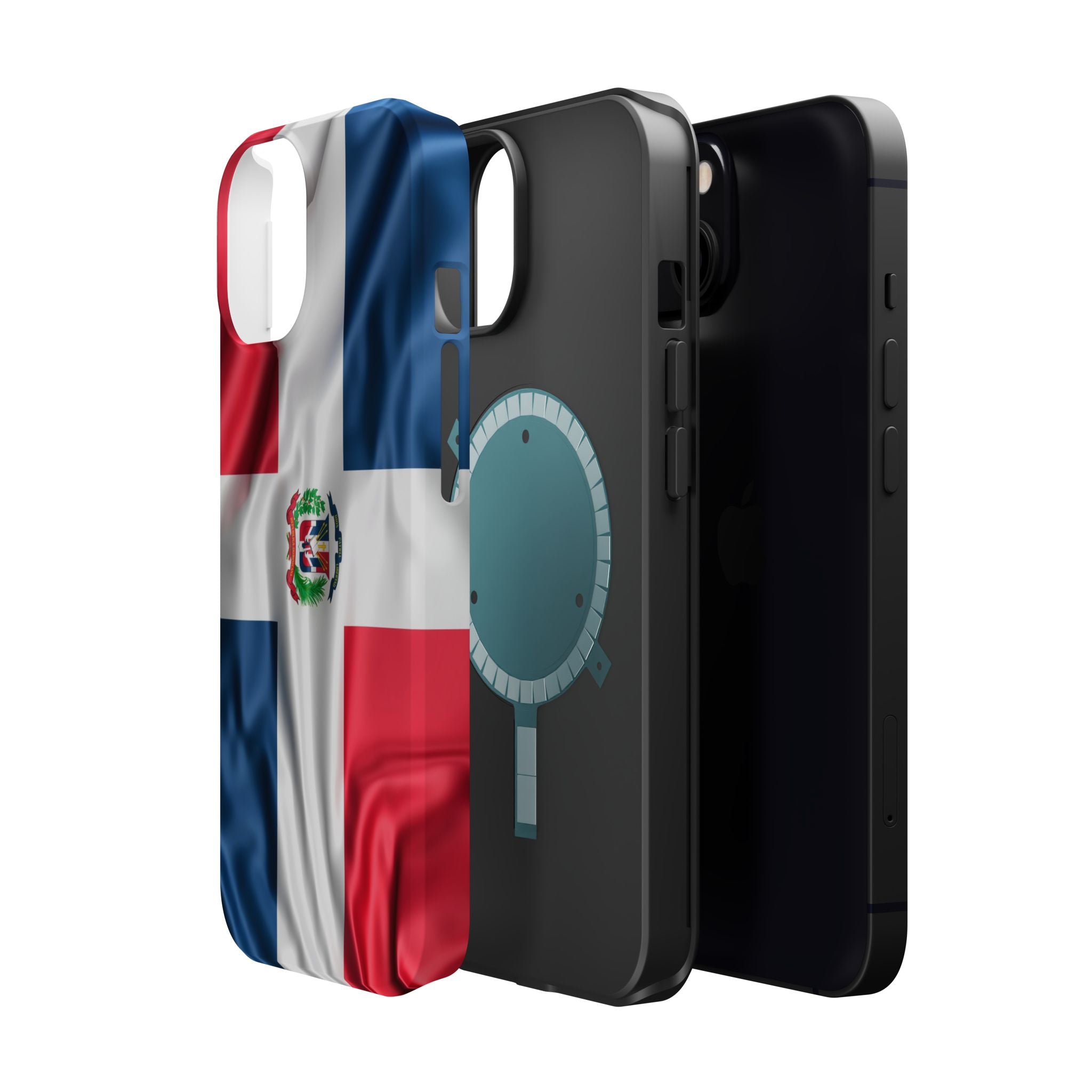Dominican Republic Flag Magnetic Impact Resistant Phone Case