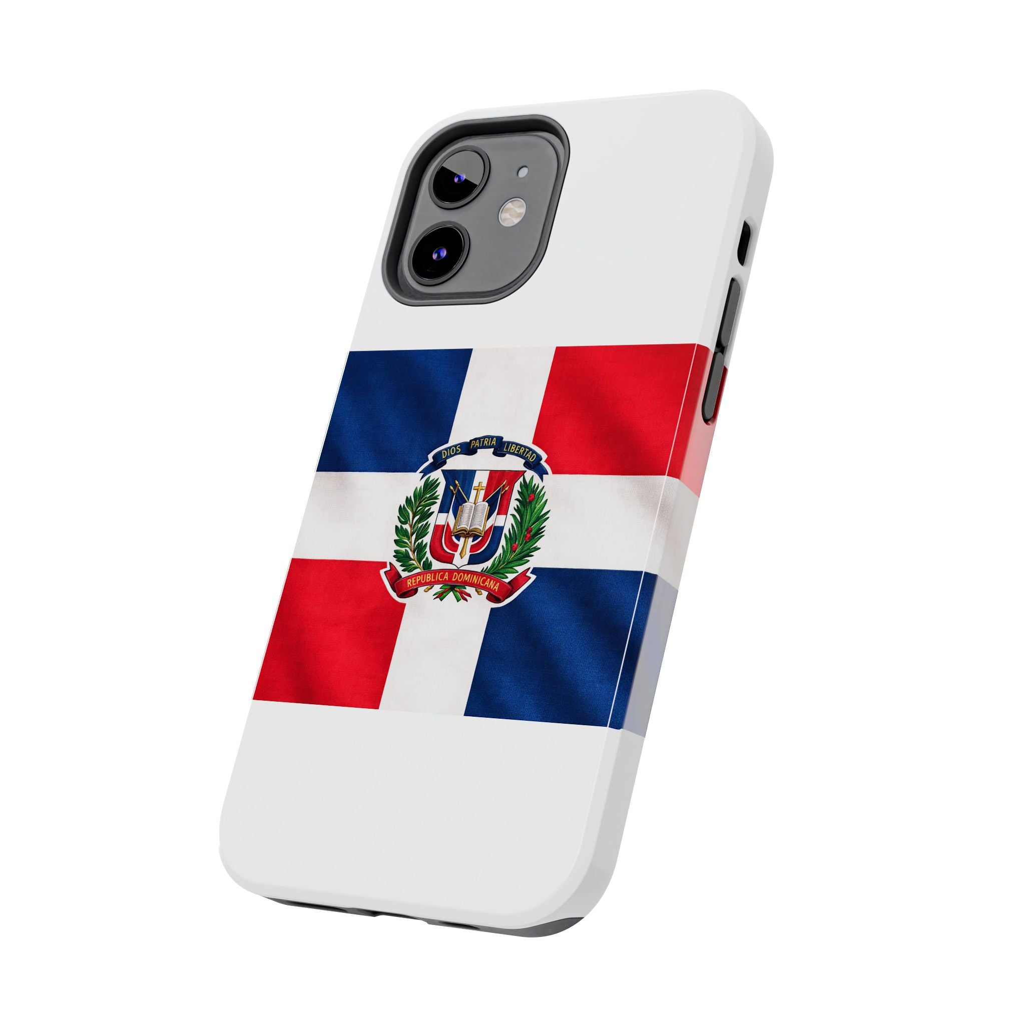Dominican Flag Tough Phone Case Protective Patriotic Phone Cover