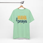 This Mama Prays Tee | Unisex Jersey Short Sleeve T-Shirt, Faith Gift, Mom Life Shirt, Inspirational Apparel, Christian Merchandise