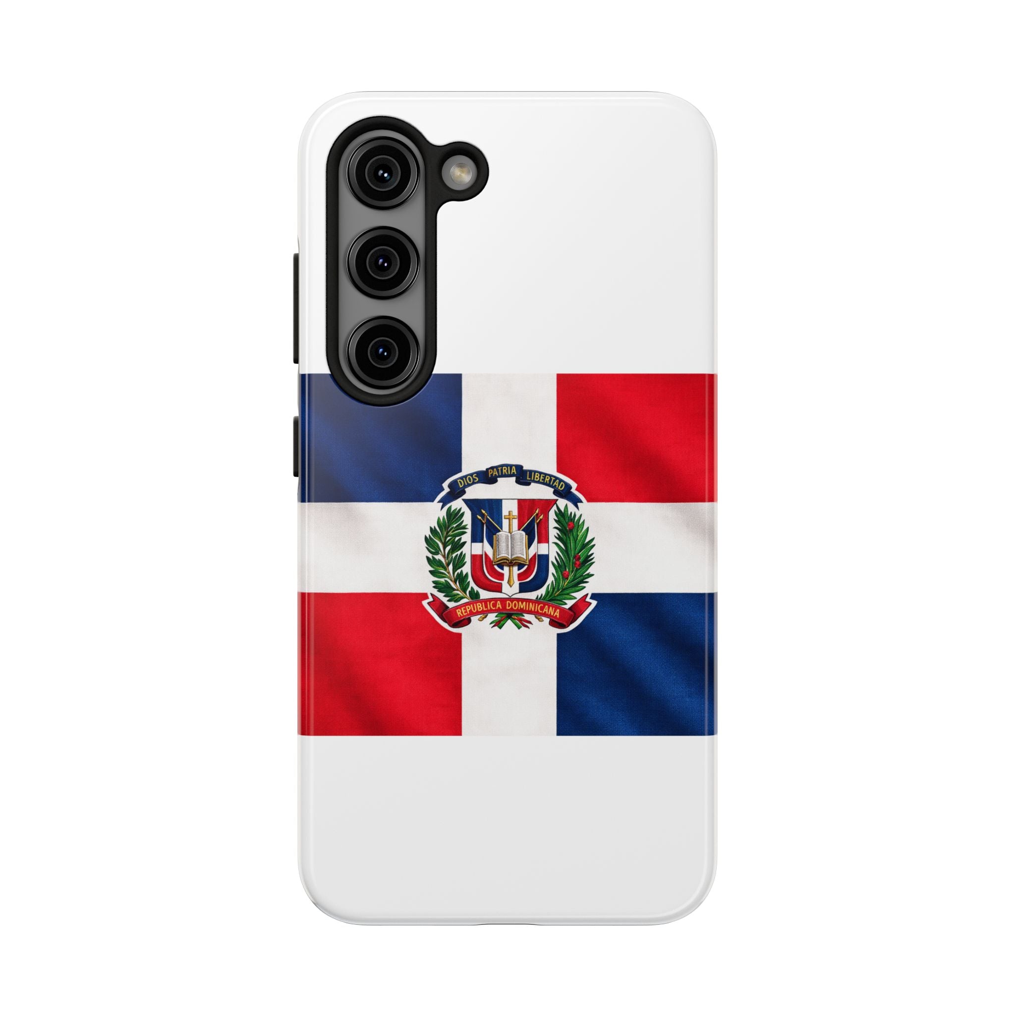 Dominican Flag Tough Phone Case Protective Patriotic Phone Cover