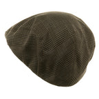 Big Size Elastic Plaid Fashion Ivy Cap