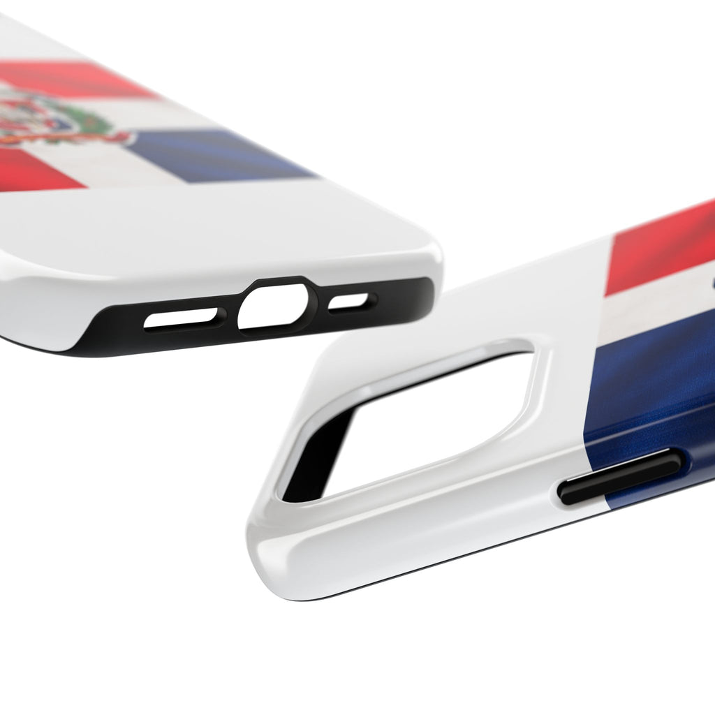 Dominican Flag Tough Phone Case Protective Patriotic Phone Cover