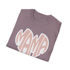 Mama Heart Unisex Softstyle T-Shirt | Gifts for Moms | Casual Wear | Mother's Day | Family Celebrations