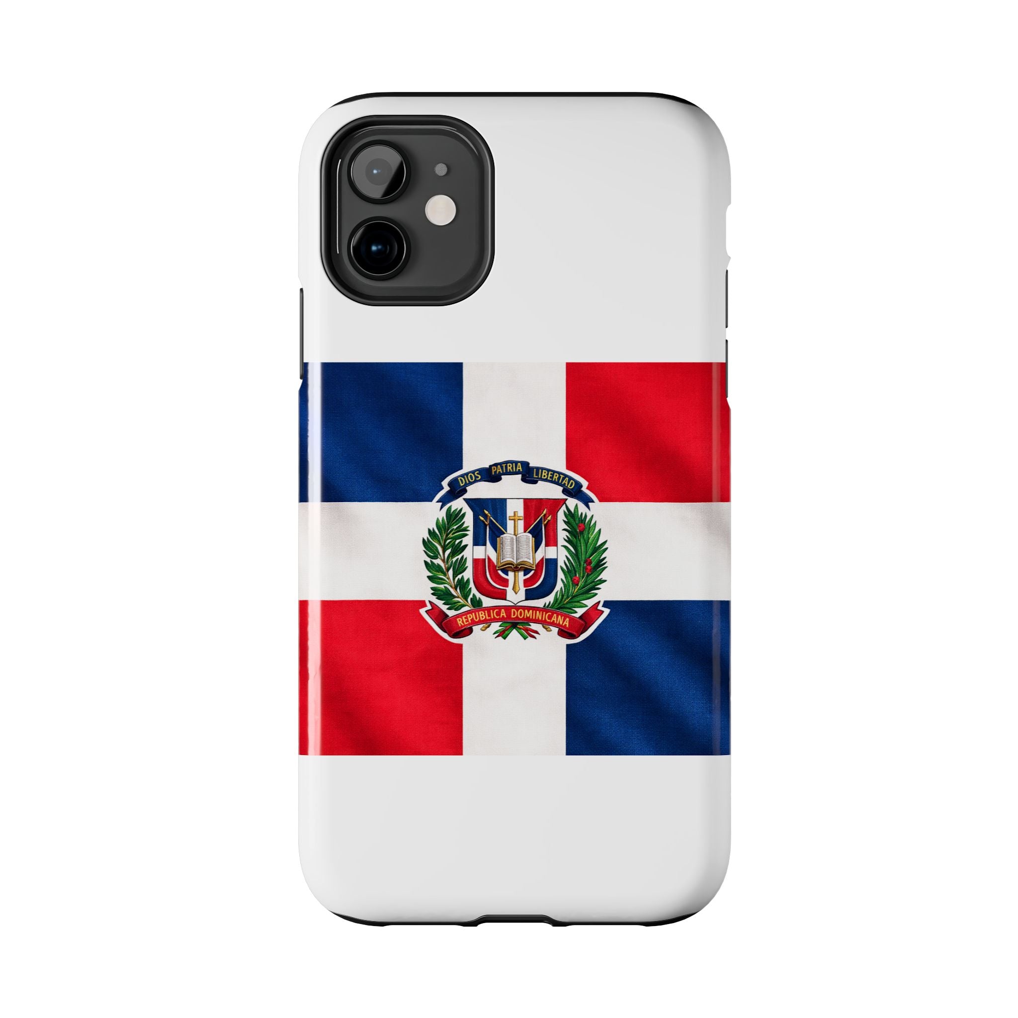 Dominican Flag Tough Phone Case Protective Patriotic Phone Cover