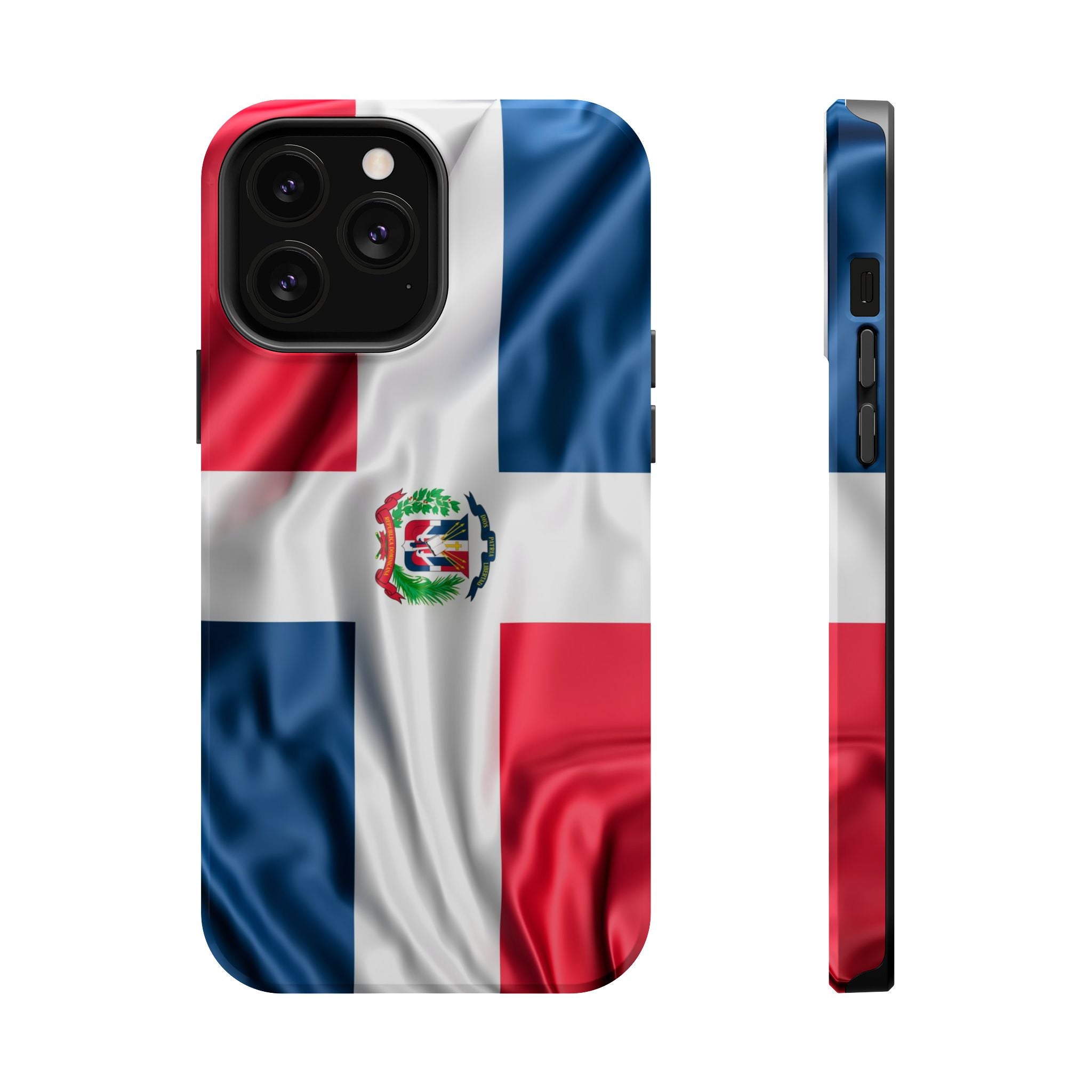 Dominican Republic Flag Magnetic Impact Resistant Phone Case