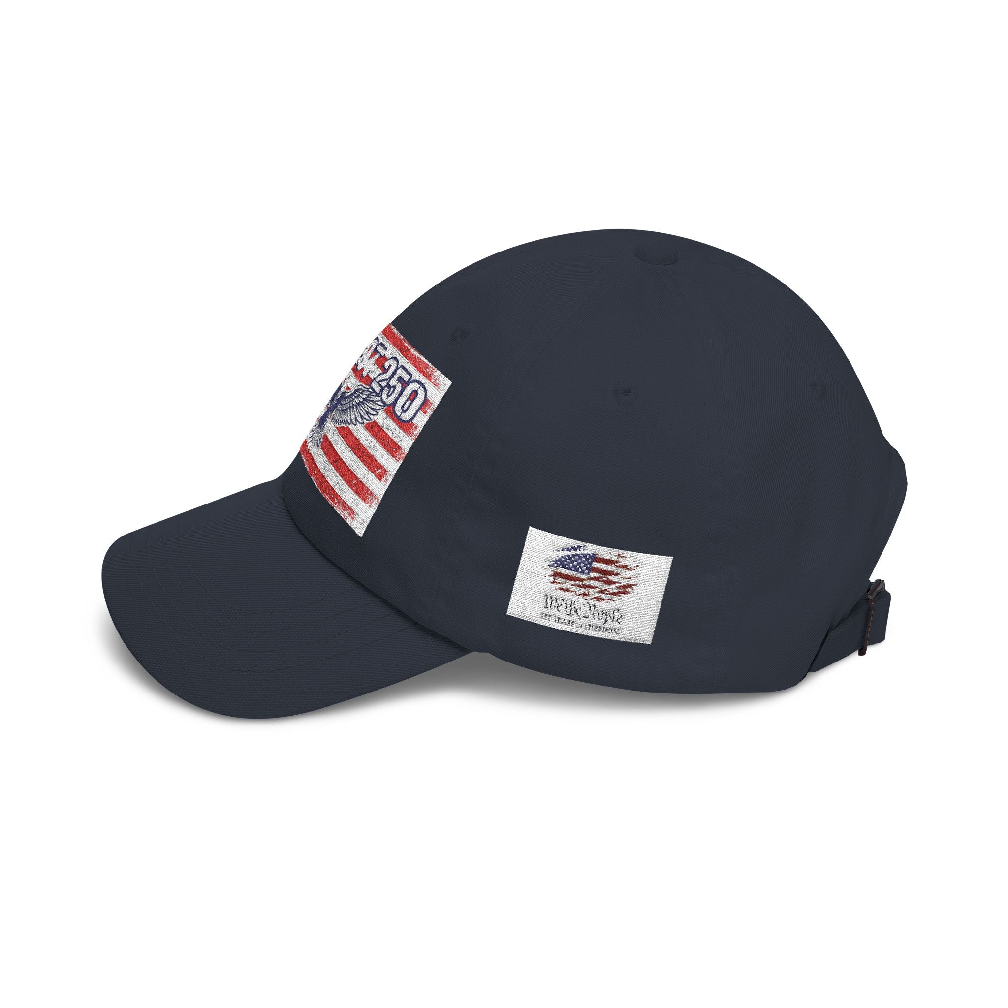 Patriot 250 Eagle Flag Dad Cap | American Flag Vintage Baseball Hat | Vintage USA Eagle Cap | Patriotic Adjustable Baseball Hat | Fourth of July