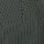 Big Stripe Ribbed Cotton Beanie