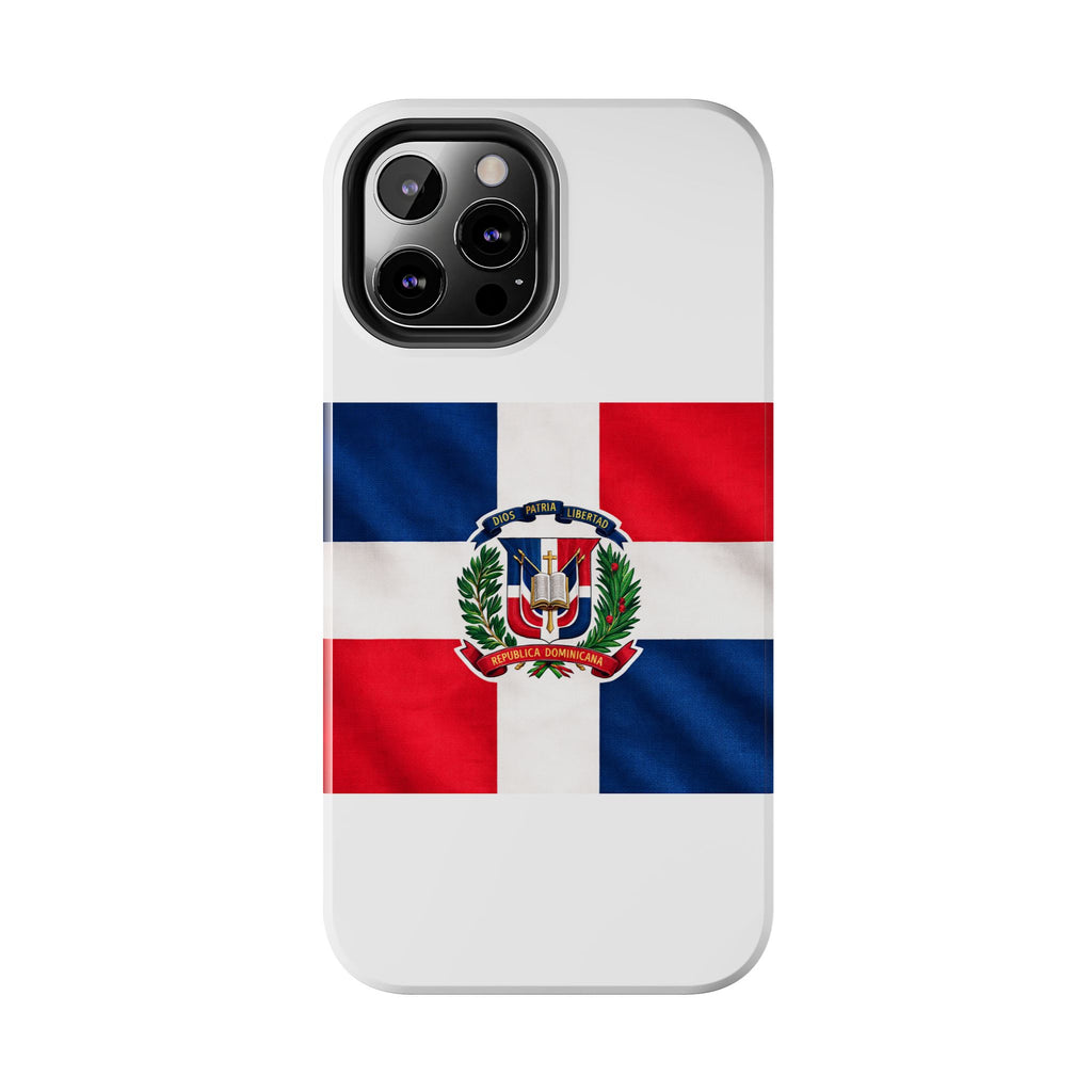 Dominican Flag Tough Phone Case Protective Patriotic Phone Cover