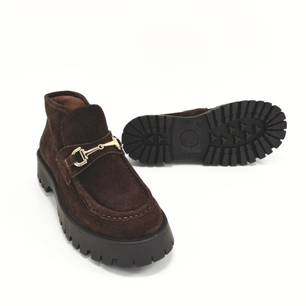 Dario Suede Horsebit Boots