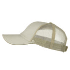 Big Size Garment Washed Cotton Twill Mesh Cap