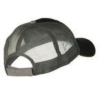 Big Size Garment Washed Cotton Twill Mesh Cap