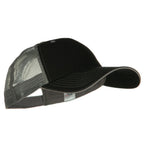 Big Size Garment Washed Cotton Twill Mesh Cap