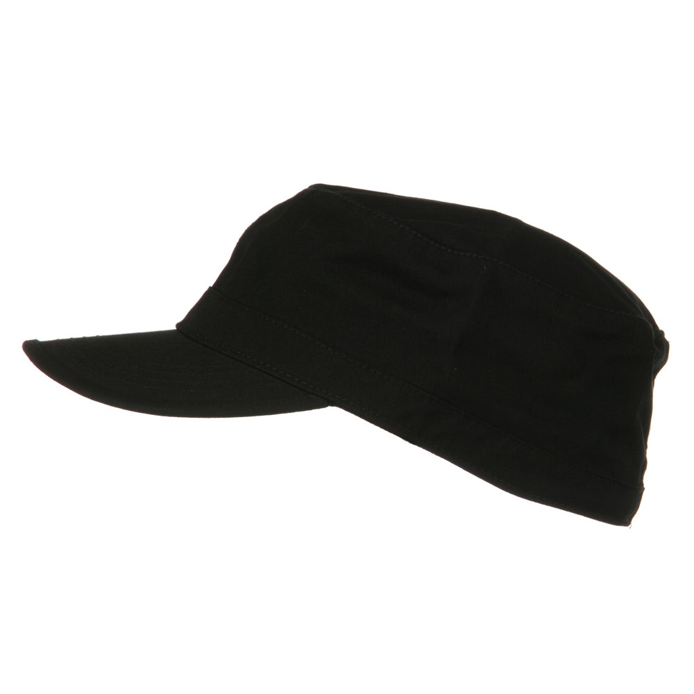 Big Size Cotton Fitted Military Cap