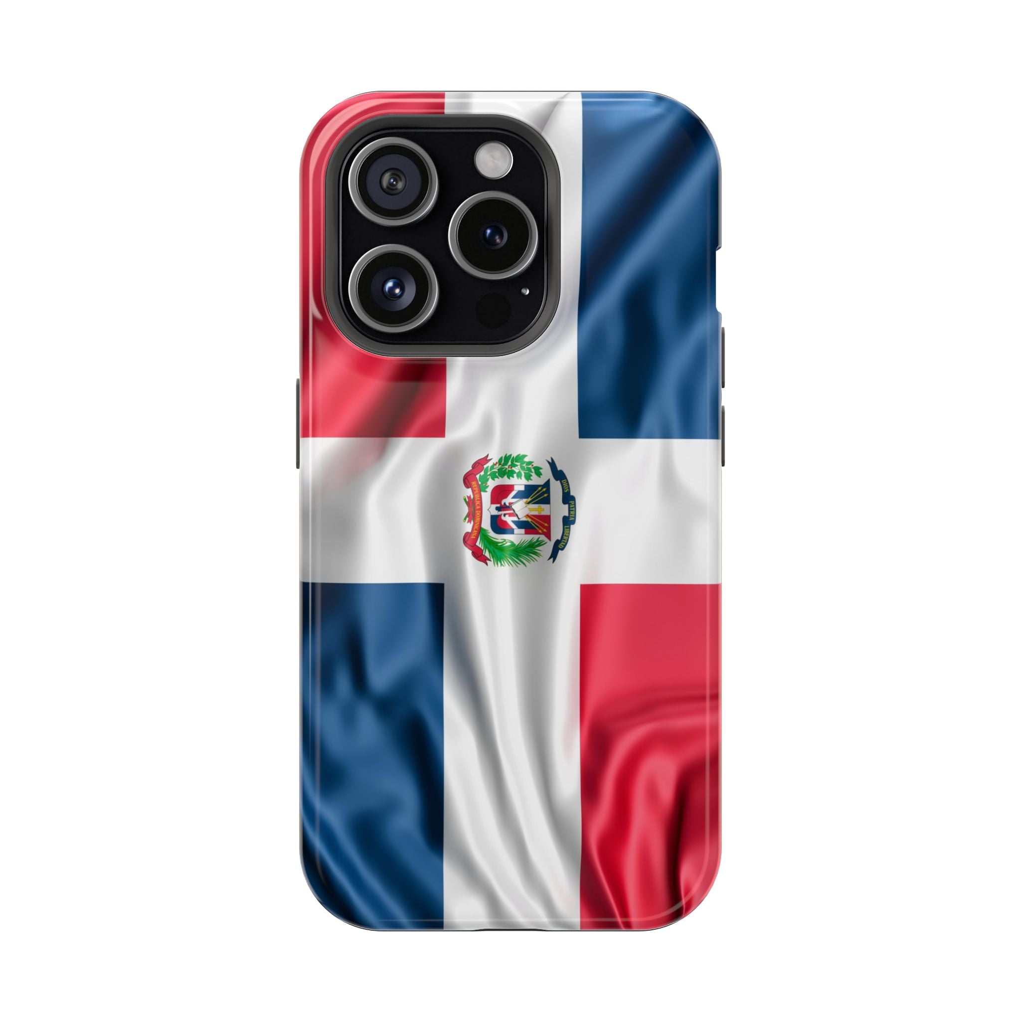 Dominican Republic Flag Magnetic Impact Resistant Phone Case