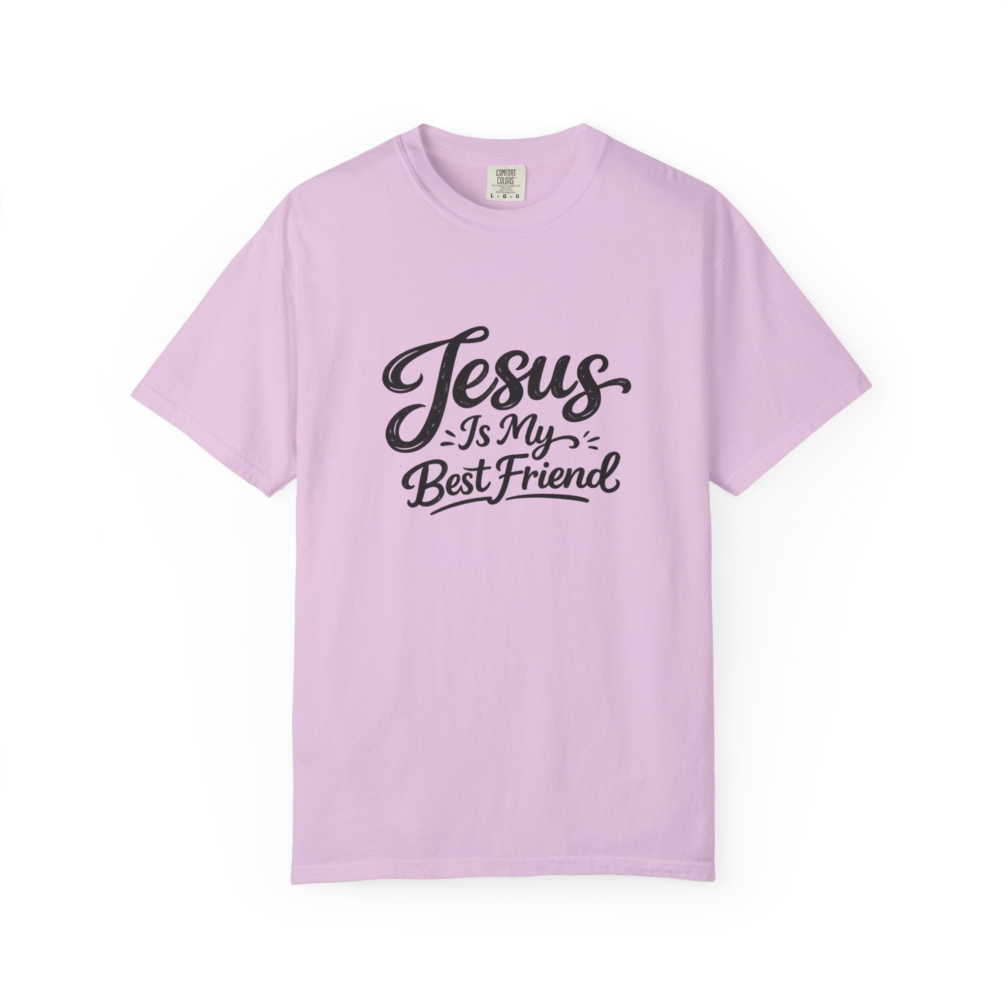 Jesus Is My Best Friend T-Shirt — Faith Christian Tee with Back Cross