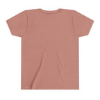 Youth Tee — "Punch Love" Monkey Hugging Pink Teddy Cute Kids Valentine Shirt