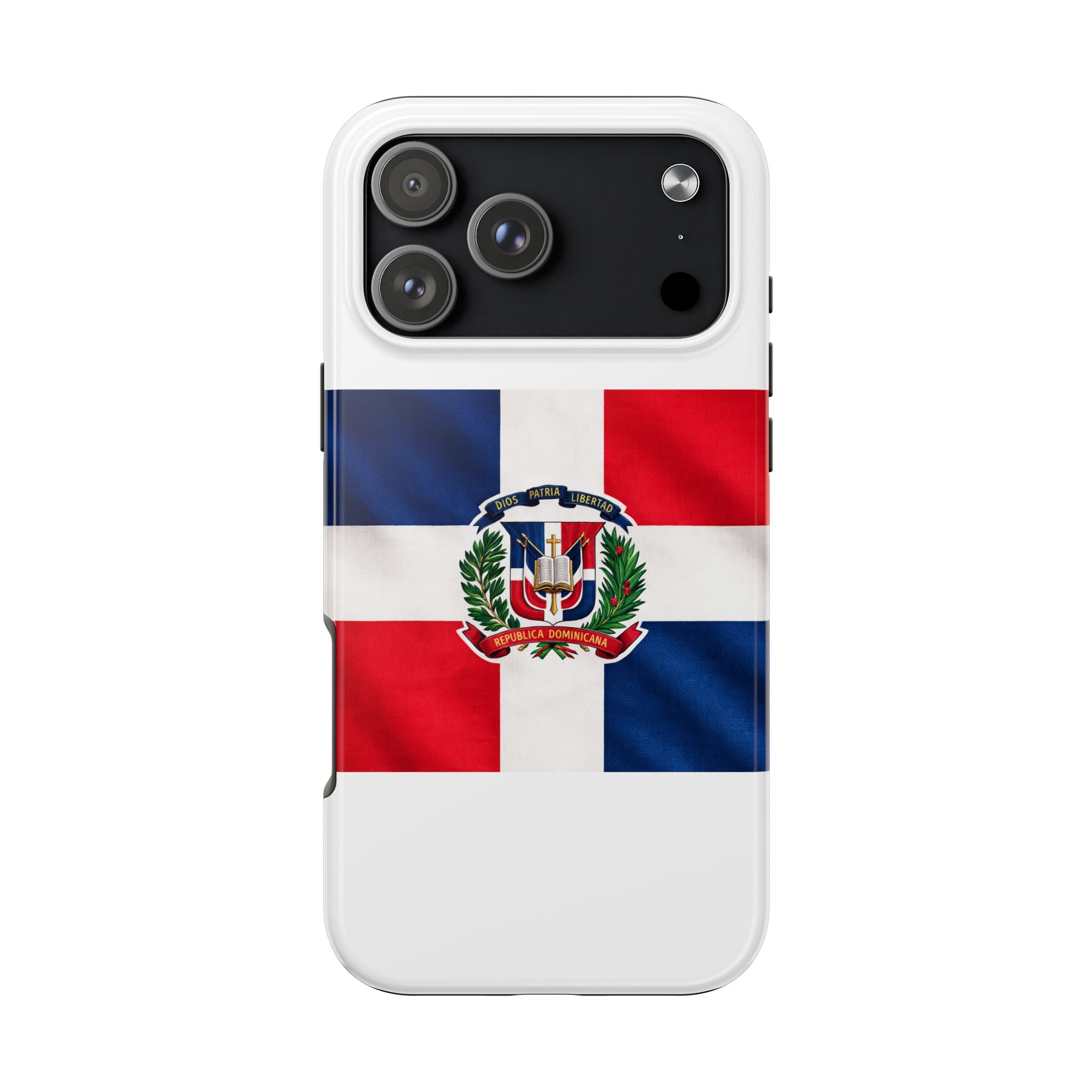 Dominican Flag Tough Phone Case Protective Patriotic Phone Cover