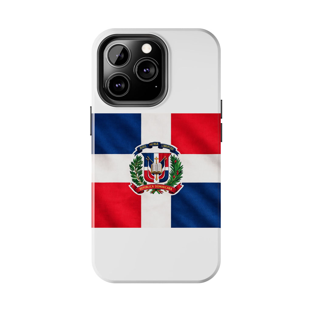 Dominican Flag Tough Phone Case Protective Patriotic Phone Cover