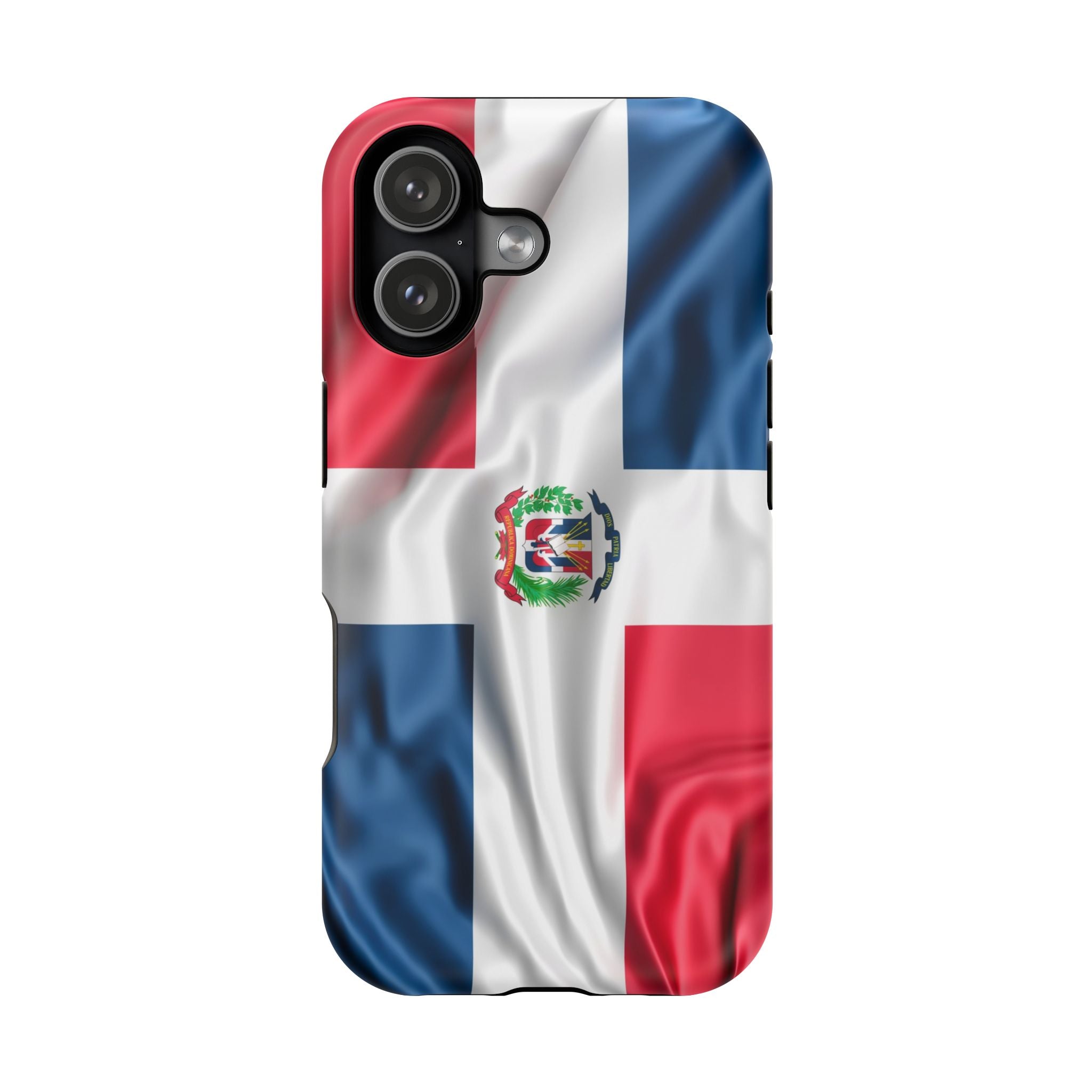 Dominican Republic Flag Magnetic Impact Resistant Phone Case