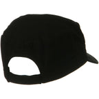 Big Size Solid Military Cap