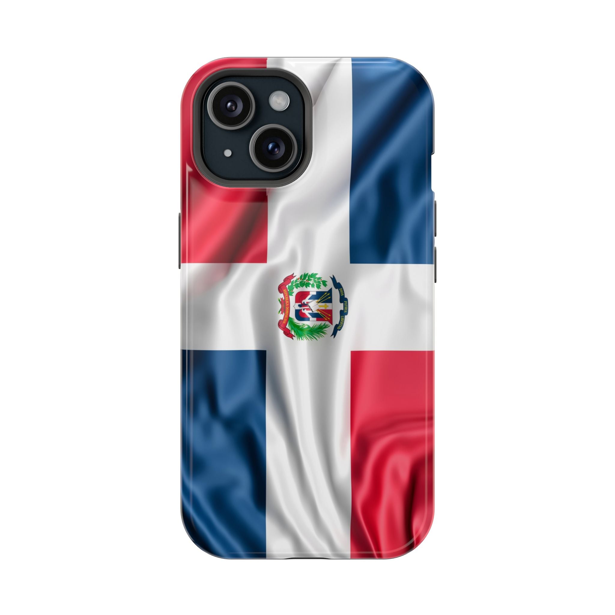 Dominican Republic Flag Magnetic Impact Resistant Phone Case