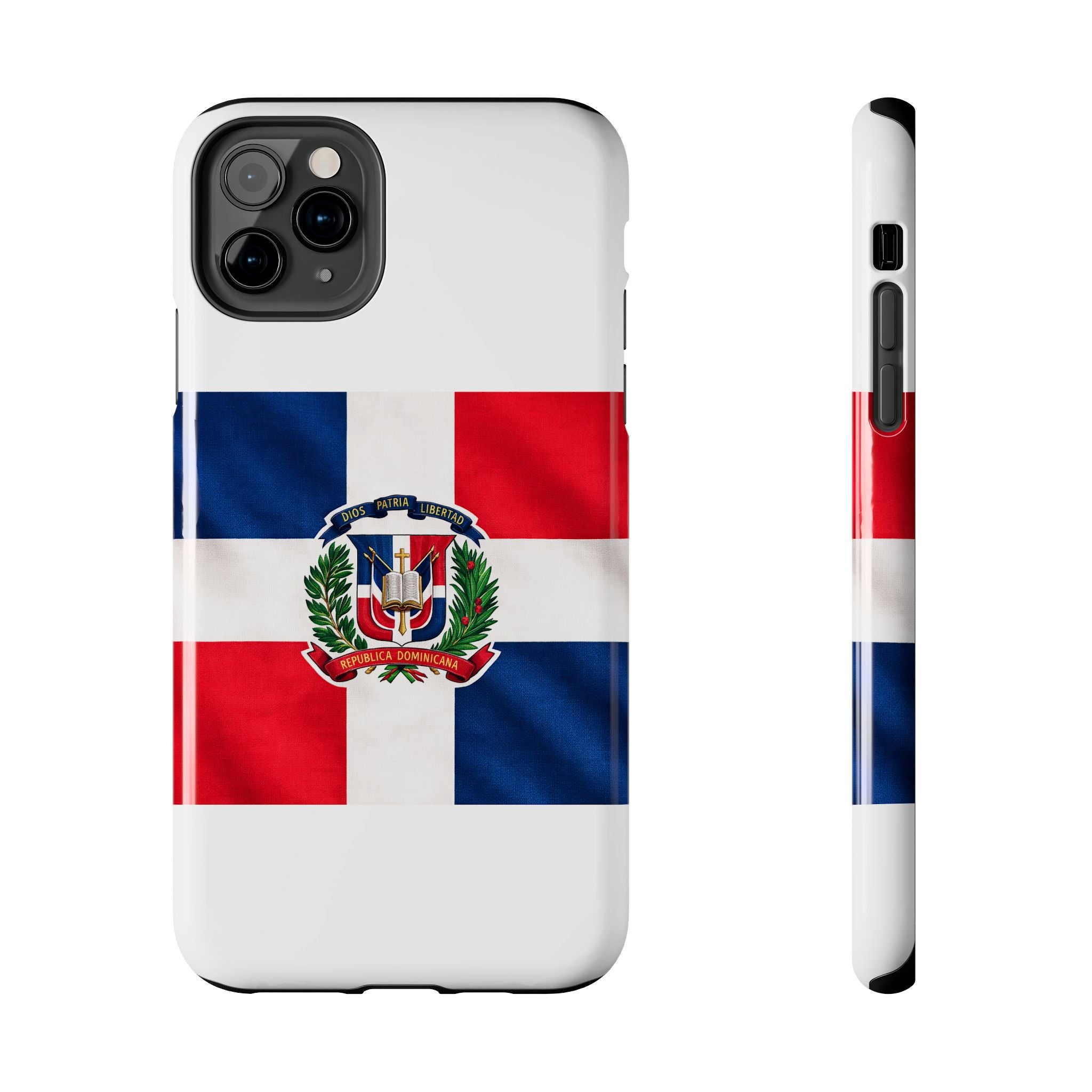 Dominican Flag Tough Phone Case Protective Patriotic Phone Cover