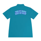 Tee-bone - Golf Polo Shirt with 'Tee It High, Let It Fly' Design