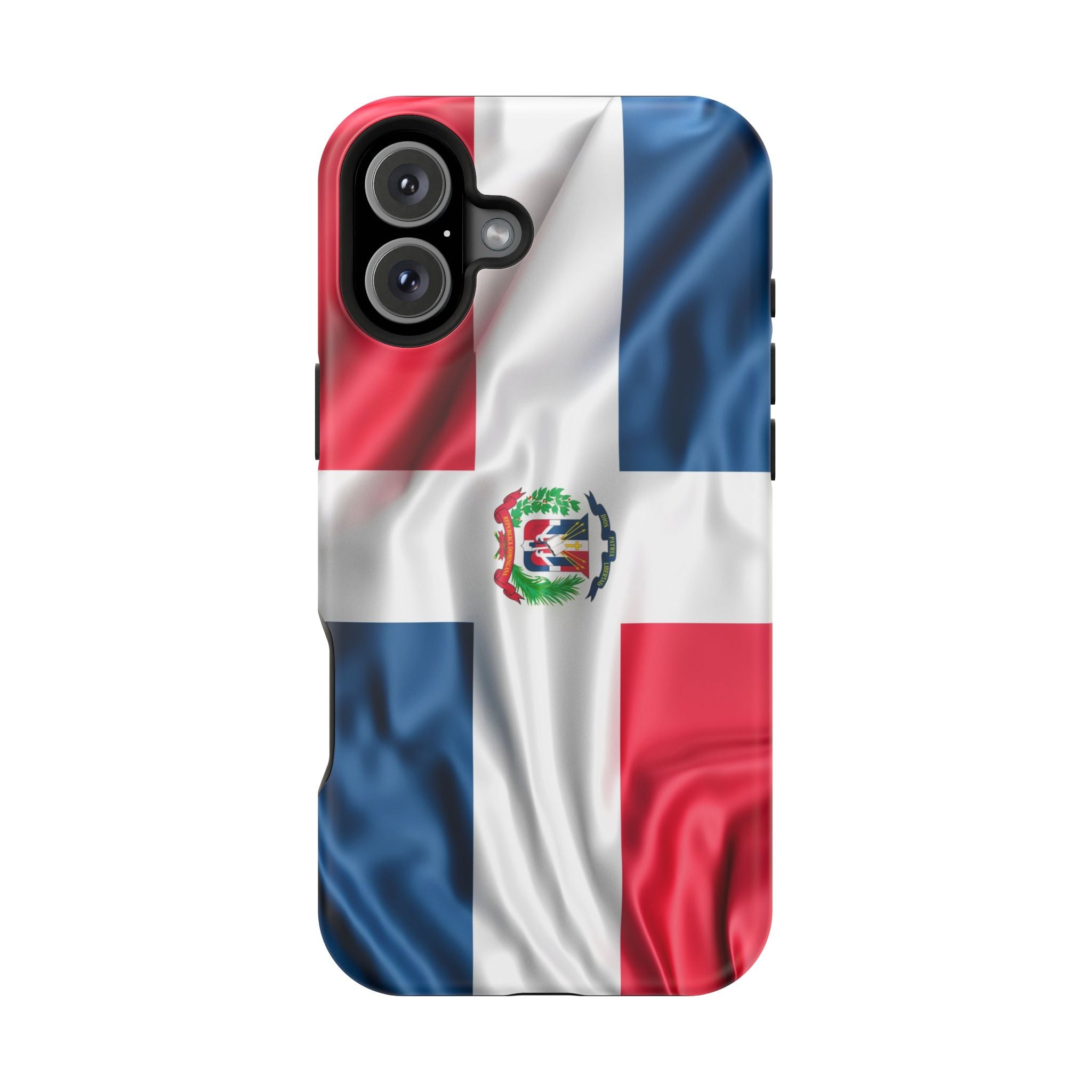 Dominican Republic Flag Magnetic Impact Resistant Phone Case