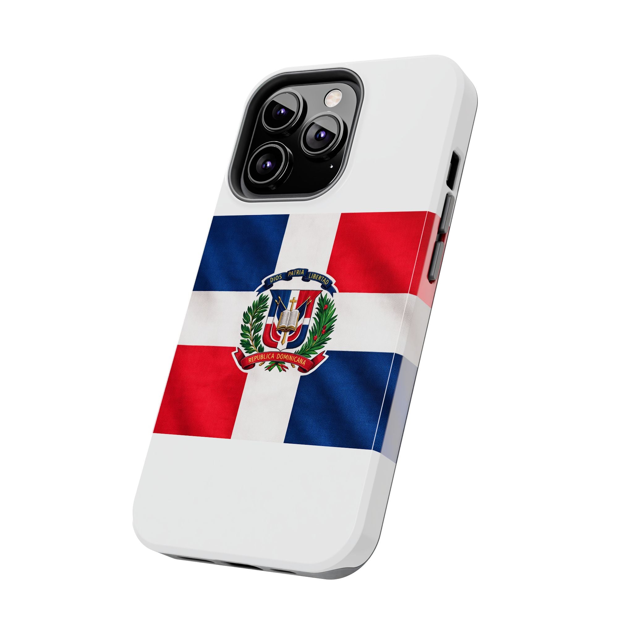 Dominican Flag Tough Phone Case Protective Patriotic Phone Cover