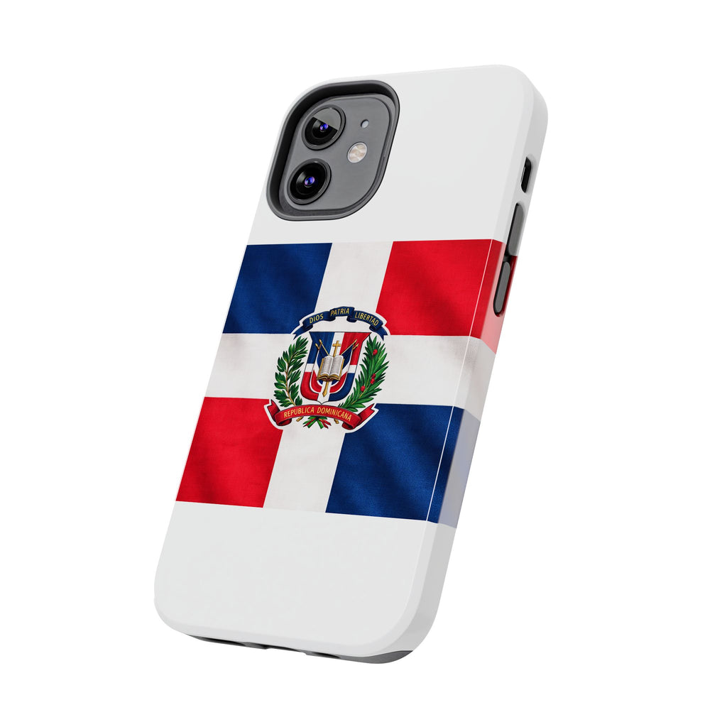 Dominican Flag Tough Phone Case Protective Patriotic Phone Cover