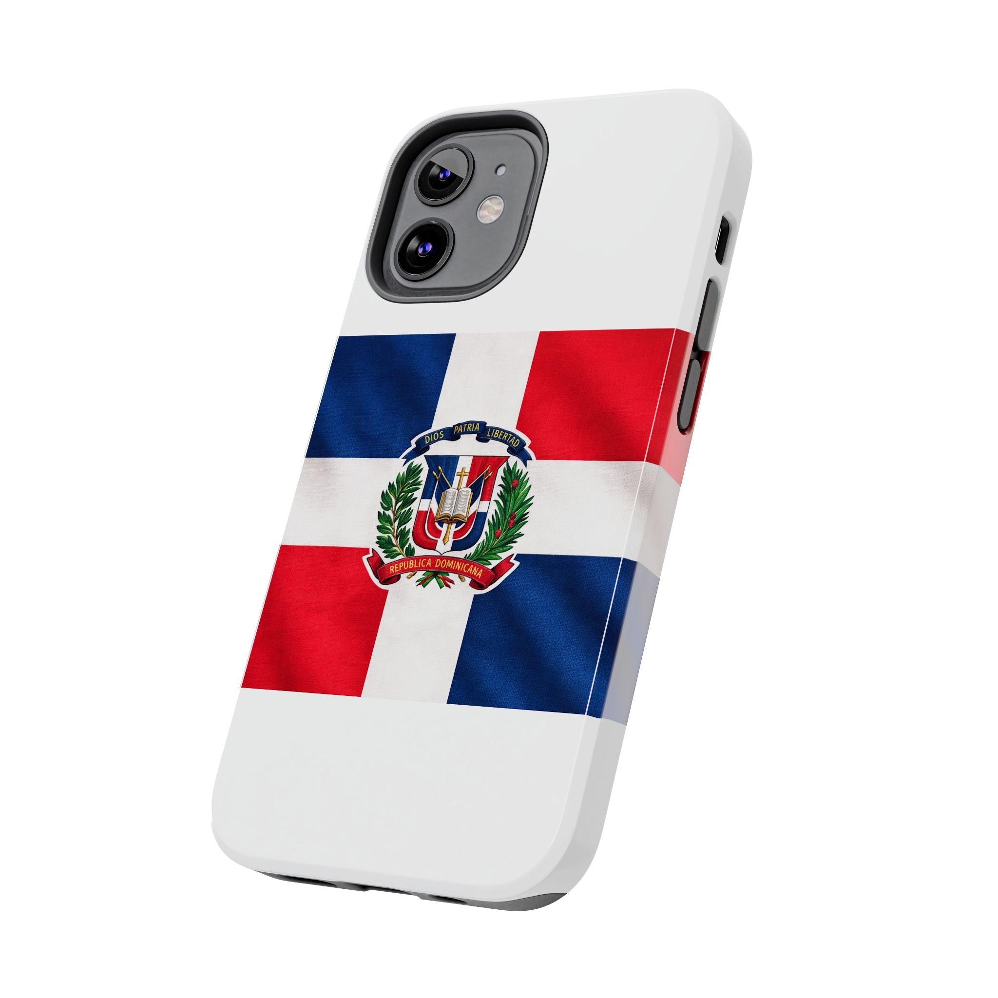 Dominican Flag Tough Phone Case Protective Patriotic Phone Cover