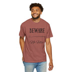 Unisex Graphic Tee - "Beware No Filter" T-shirt, Casual Wear, Gift Idea, Everyday Style, Statement Shirt