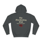 Unisex Overthinking Club Hoodie | Cozy College Gear, Thoughtful Gift for Students, Casual Wear, Relaxed Style, Brainy Humor Apparel