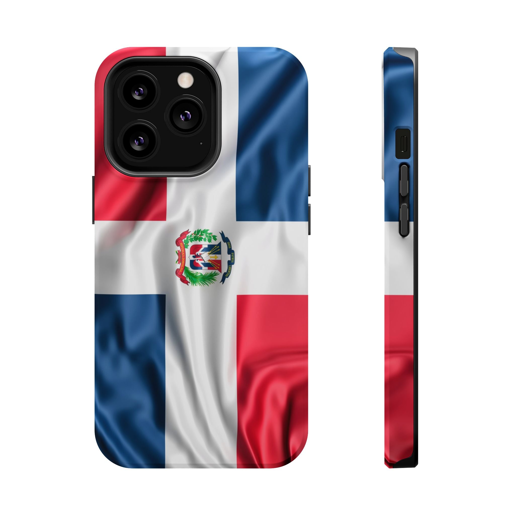 Dominican Republic Flag Magnetic Impact Resistant Phone Case