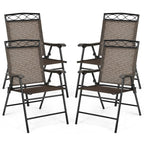 Set of 4 Patio Folding Chairs