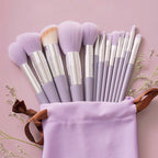 13Pcs A Set Soft Fluffy Makeup Brushes For Cosmetics Foundation Blush Powder Eyeshadow Kabuki Blending Makeup Brush Beauty Tools