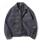 Men's Retro Corduroy Jacket for Spring and Autumn