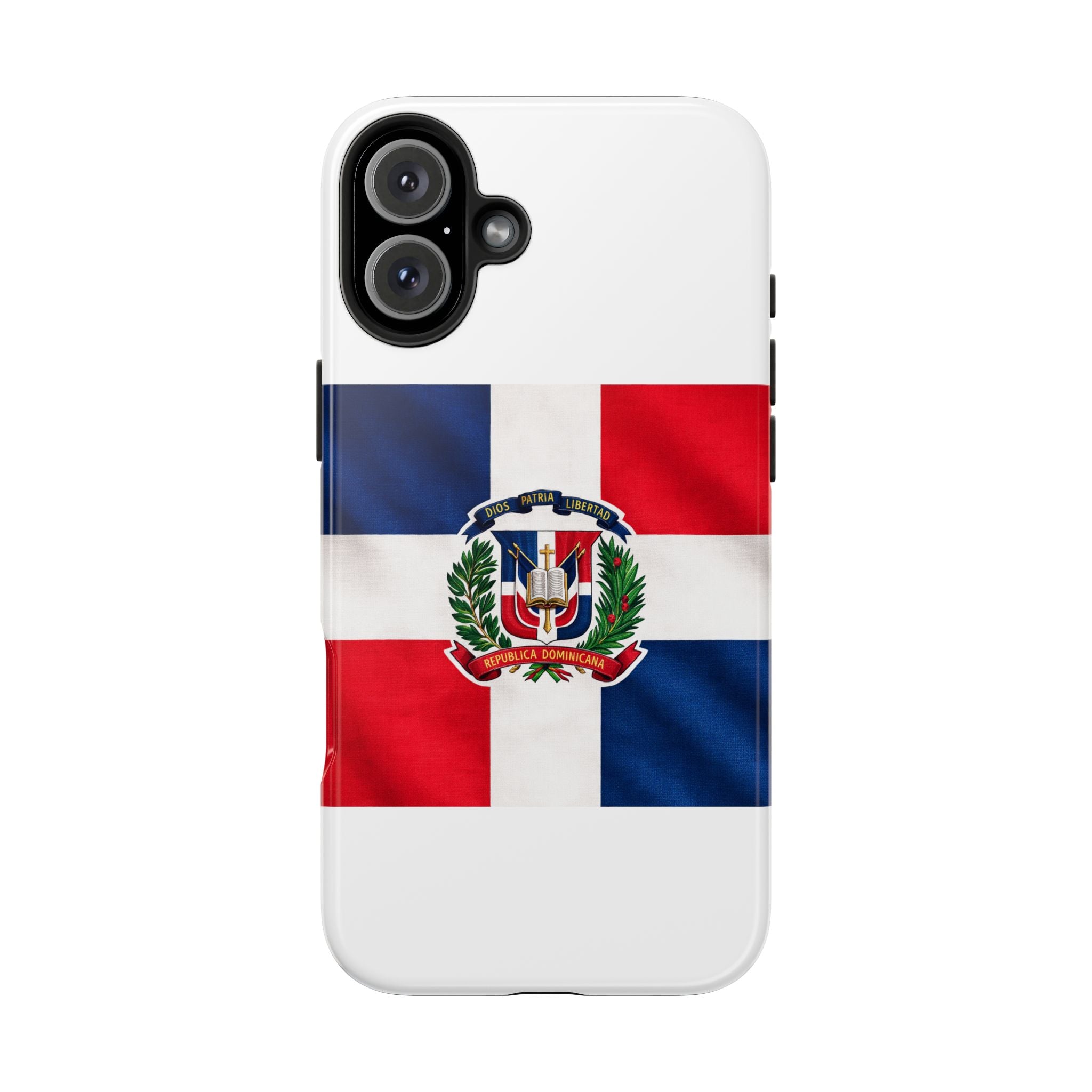 Dominican Flag Tough Phone Case Protective Patriotic Phone Cover